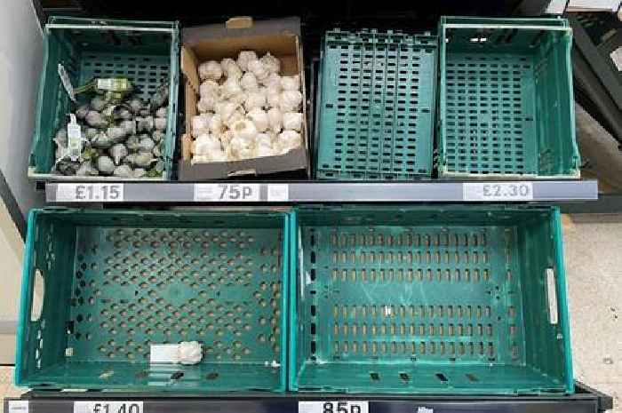Europeans 'show off' supermarket shelves brimming with fruit and veg