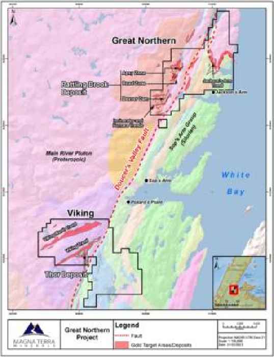 Magna Terra Completes Earn-In at the Great Northern Project, Newfoundland