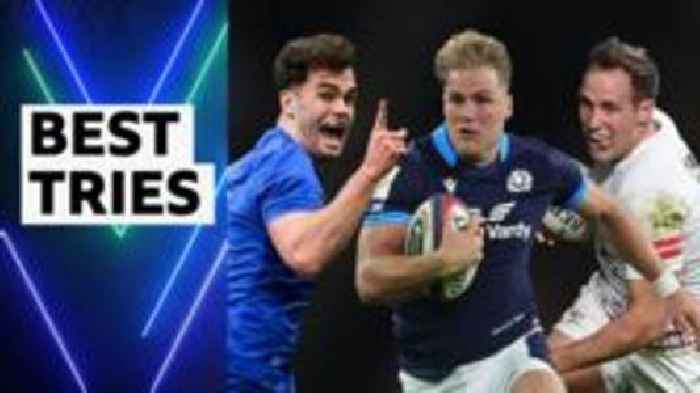 Watch the best tries from the Six Nations… so far