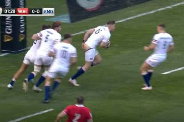England rugby ace left running with his bum out as fans 'sure it's a penalty offence'