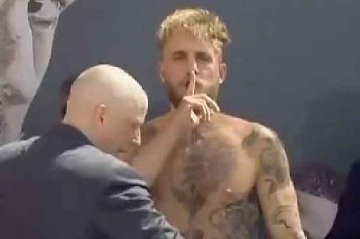 Jake Paul calls fans 'dumb as f***' after being booed during Tommy Fury weigh-in
