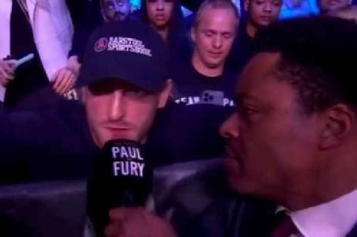 'S***house' Logan Paul brands Tommy Fury a 'b****' in mid-fight chat played around arena