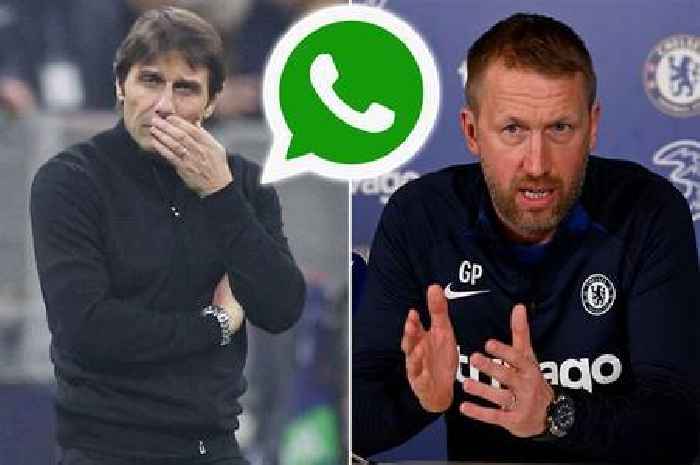 Tottenham boss Antonio Conte sent WhatsApp to Graham Potter with Chelsea advice