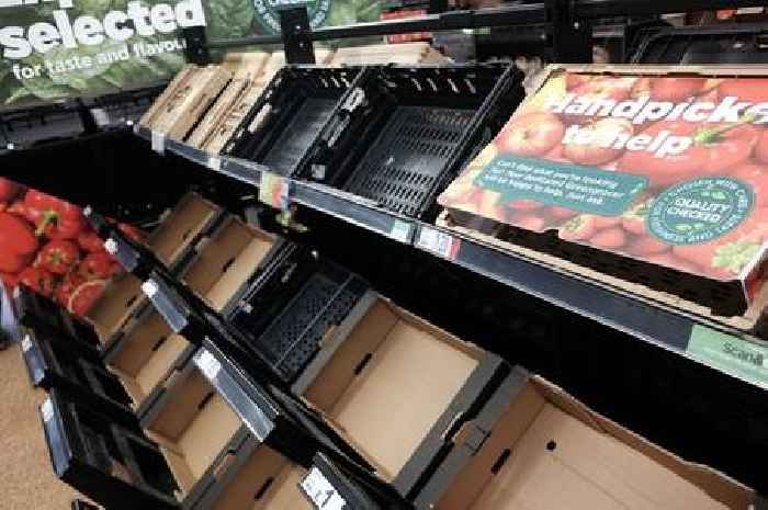 Supermarket fruit and veg shortages could last 'weeks' as bare shelves spotted in city