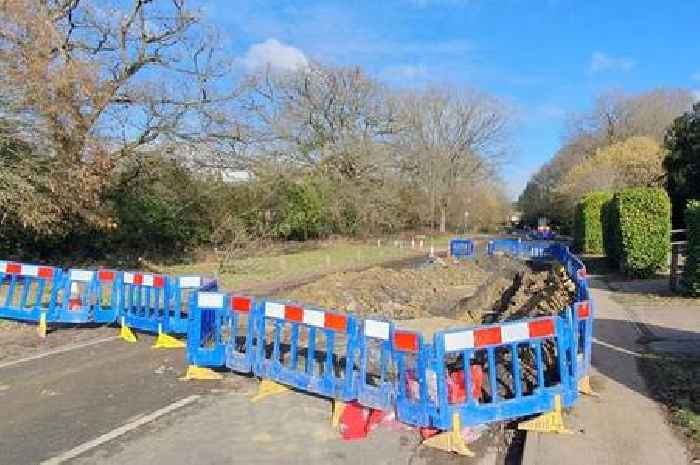 No date for Cranleigh road to reopen after burst water main forces buses to avoid some stops