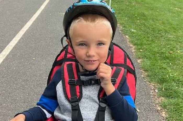 Derbyshire boy, 6, who can't ride a bike gets life-changing gift so he can join family days out