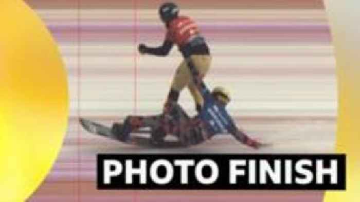 Snowboard cross world title ends in photo finish