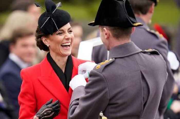 Kate Middleton stuns in red amid Meghan and Harry's Frogmore cottage eviction drama