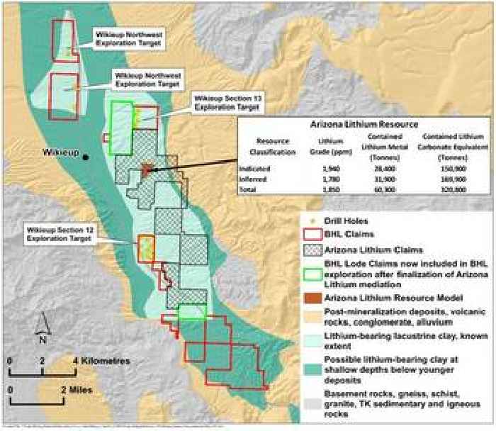 Bradda Head Lithium Ltd Announces Updated Map Following Disputed Claims Mediation