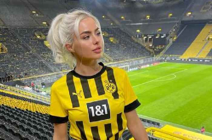 Borussia Dortmund's 'sexiest fan' is lingerie model who has hots for Marco Reus