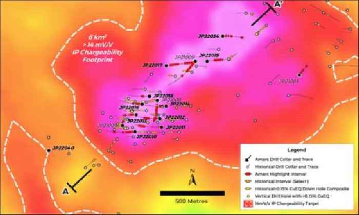 Amarc Joy District Drilling Significantly Expands Pine Cu-Au Deposit and Makes Important New Discovery at Canyon