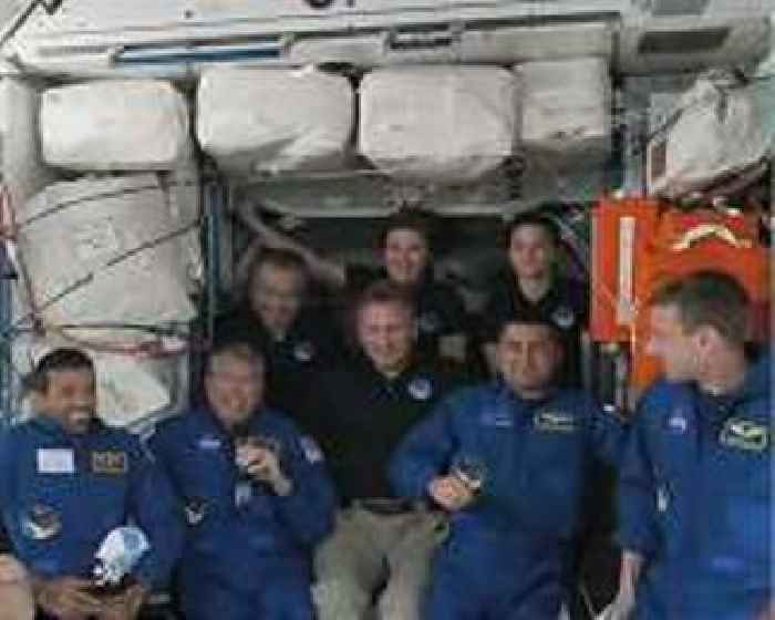 SpaceX Dragon crew enter International Space Station