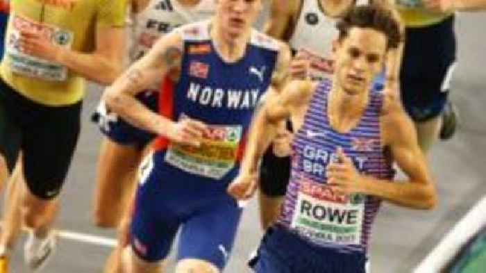 Watch: European Indoor Athletics Championships final day - GB's Lake & Rowe in action