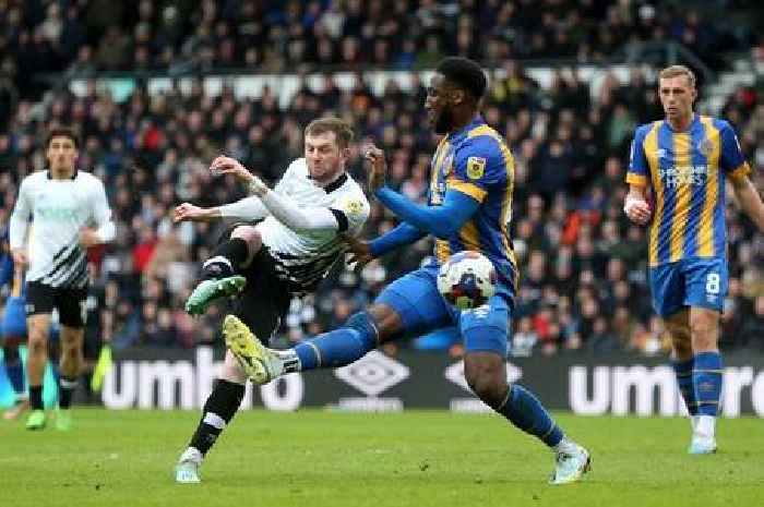 Derby County told 'dream all but over' after Shrewsbury Town fight back