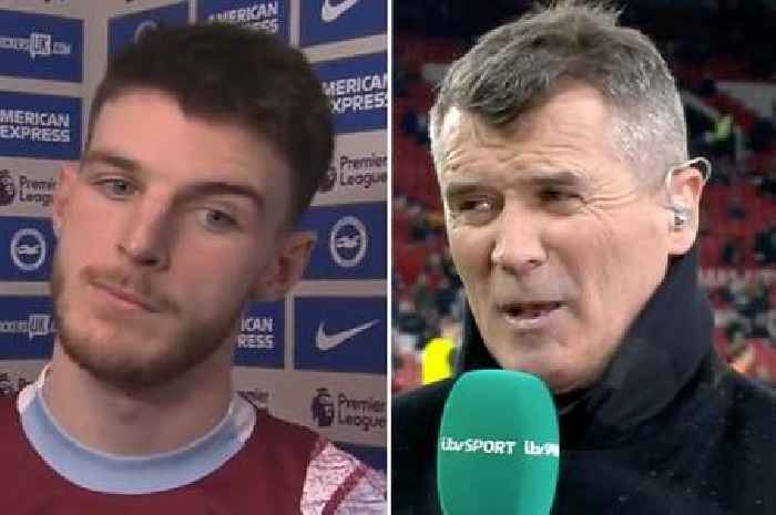 Fans think Declan Rice has fired back at Roy Keane criticism and called it 'laughable'