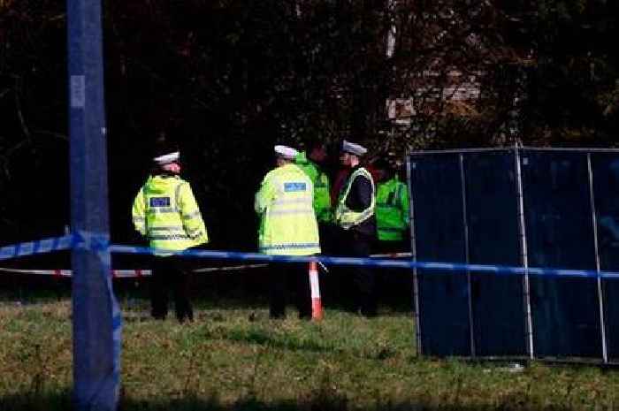 Pictures from scene as police find three people dead in car in Cardiff