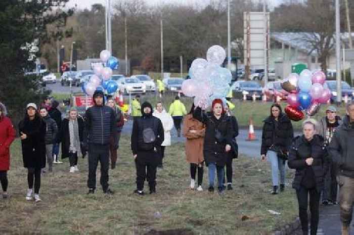 Poignant pictures capture huge and beautiful vigil held for three people killed in Cardiff crash
