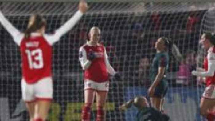 Arsenal beat Liverpool in WSL after League Cup win