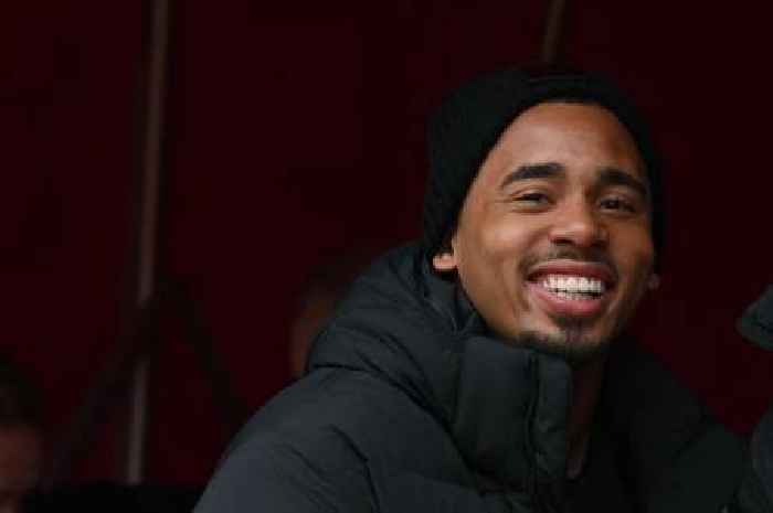 Jorginho left in hysterics after spotting Arsenal teammate Gabriel Jesus in surprising situation