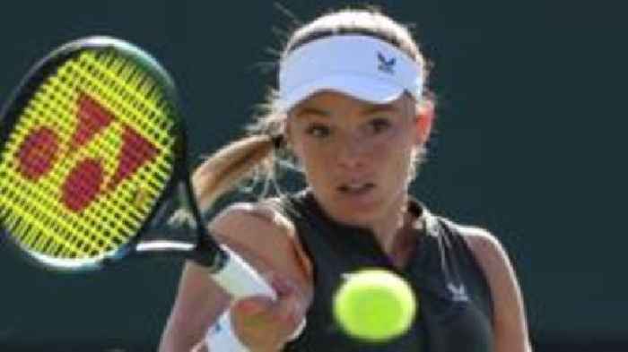Briton Swan loses tight match on Indian Wells debut