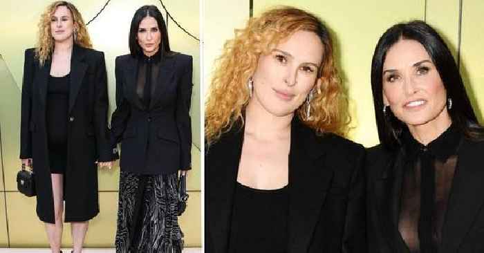 Demi Moore & Pregnant Rumer Willis Make Rare Red Carpet Appearance After Bruce's Heartbreaking Dementia Diagnosis: Photos