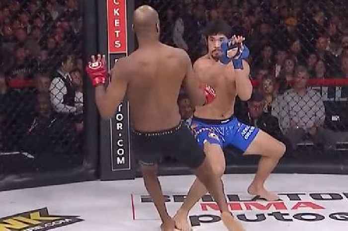 Bellator star's kneecap 'explodes' in gruesome footage after kick from British rival