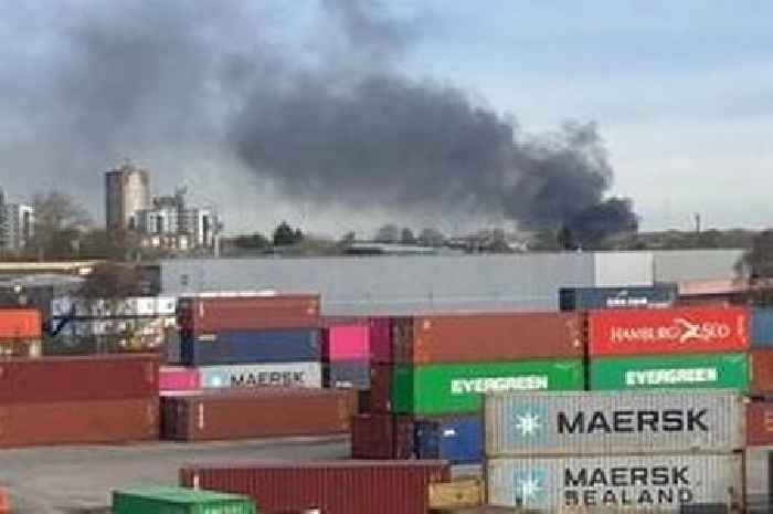 Birmingham factory fire live as black smoke rises high above city centre