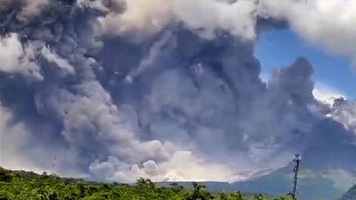 WATCH: Stunning Videos Show Massive Volcanic Eruption in Java, Indonesia