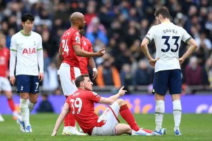 Nottingham Forest dealt triple injury blow as Tottenham loss prompts 'disgrace' claim
