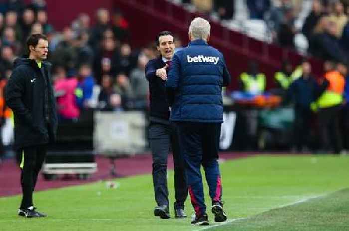 David Moyes disagrees with Unai Emery after Aston Villa draw with West Ham