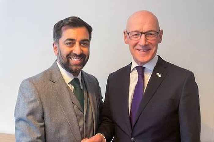 Humza Yousaf welcomes John Swinney's backing in SNP leadership election