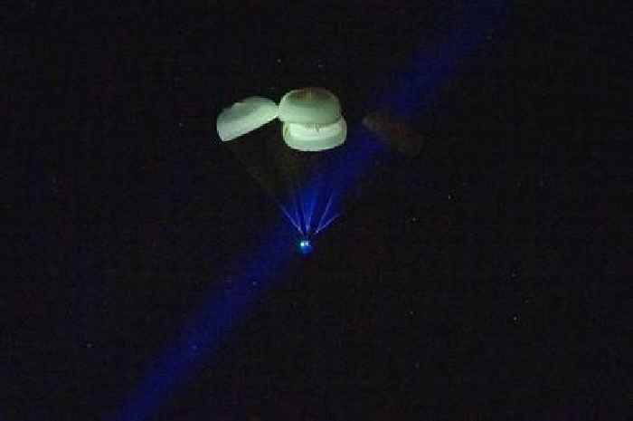 Astronauts return to Earth after five months at space station