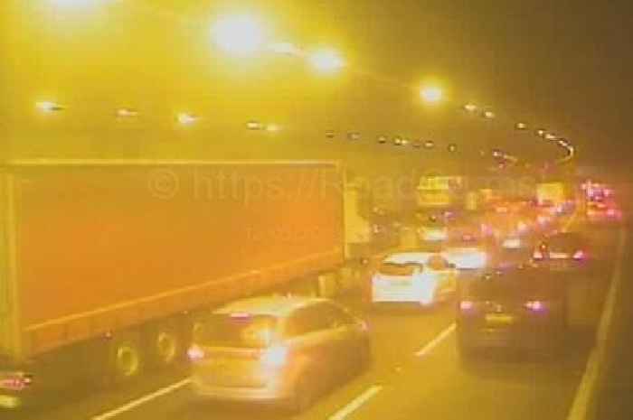 Live M25 traffic updates as motorway partially blocked near Waltham Abbey after two lorries crash