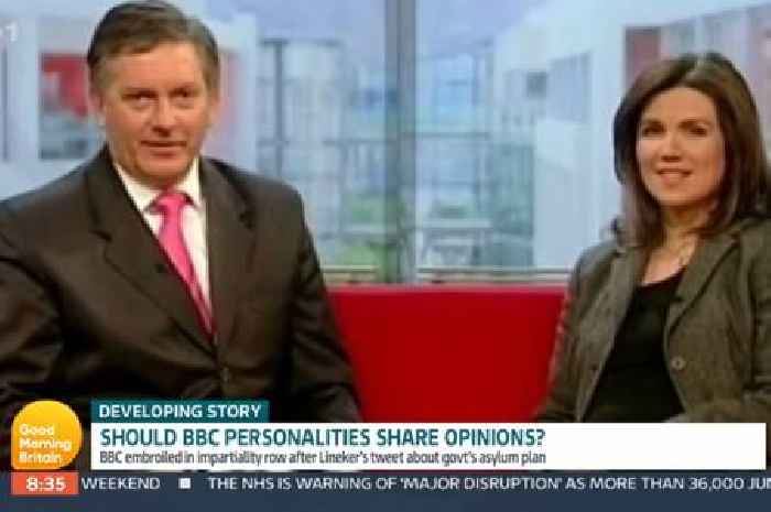 GMB's Susanna Reid reminisces as throwback BBC presenting snap shared on air