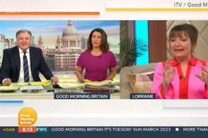 Susanna Reid and Ed Balls stop ITV Good Morning Britain over Lorraine outfit as she fears it's 'too much'