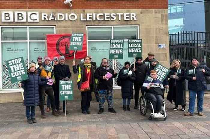 BBC Radio Leicester staff strike over cuts to services and shared content