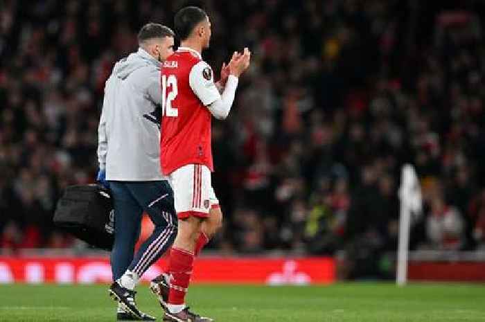 William Saliba injured vs Sporting as Arsenal dealt big Premier League title race blow