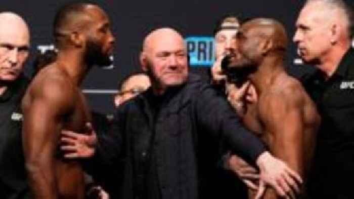 Edwards and Usman weigh in for UFC 286 title bout