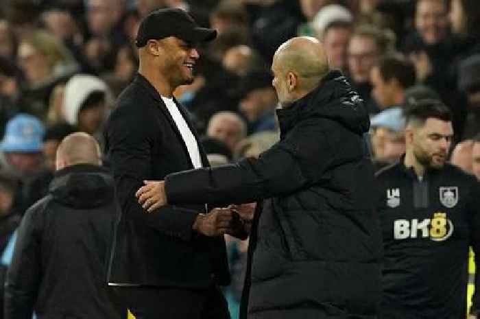 Pep Guardiola shows 'no mercy to one of his students' as Man City faced Kompany's Burnley