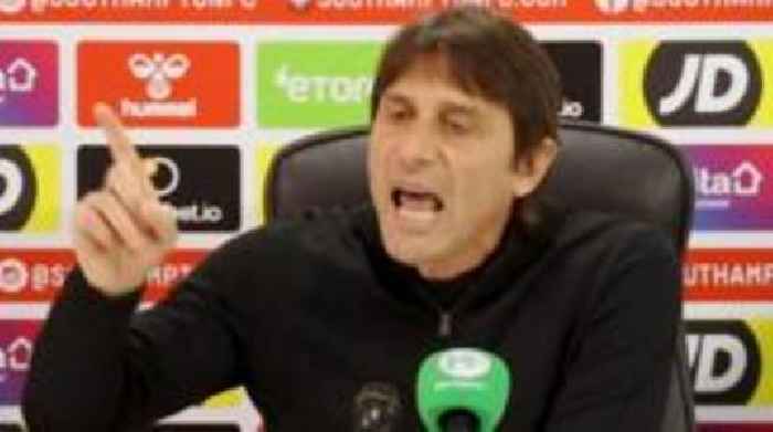Conte's furious media conference after Spurs draw