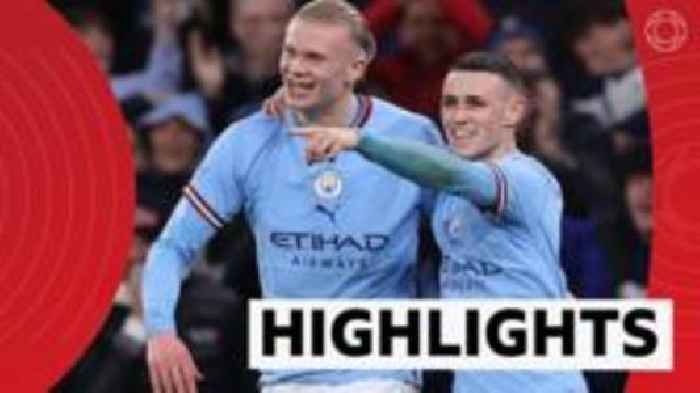 Man City score six to cruise into FA Cup semi-final