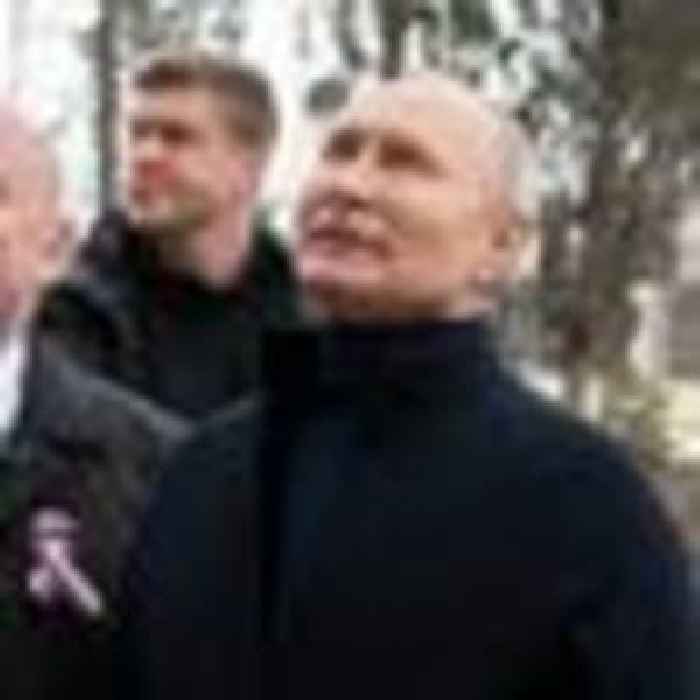 Putin in Crimea to mark nine years since annexation - a day after war crimes arrest warrant
