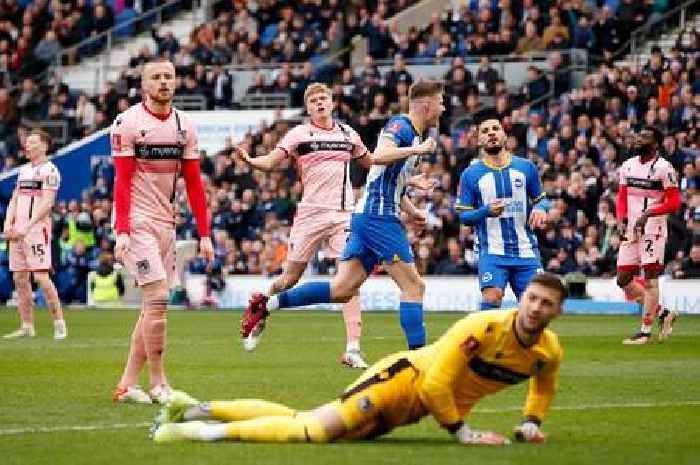 Grimsby Town's historic FA Cup run comes to an end at five star Brighton