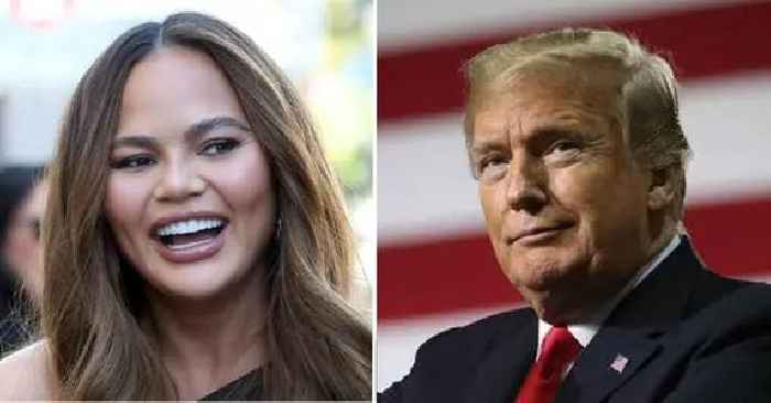 Chrissy Teigen Weighs In On Donald Trump's Forthcoming Arrest & His Supporters' Possible Protests: 'Here We Go'