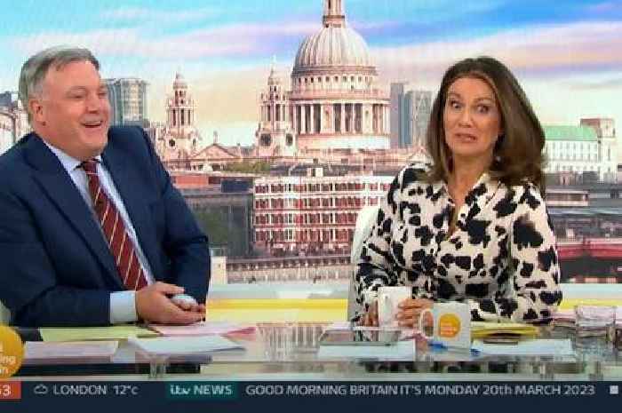 ITV Good Morning Britain's Susanna Reid fumes 'blimey' at Ed Balls after cutting remark about her