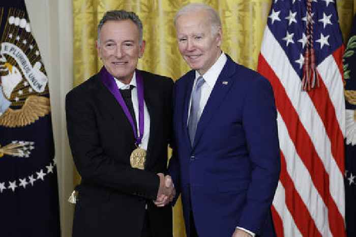 Biden Awards Bruce Springsteen National Medal Of Arts