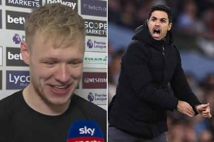 Aaron Ramsdale admits he 'needs to be careful' as dad threatens to text Mikel Arteta