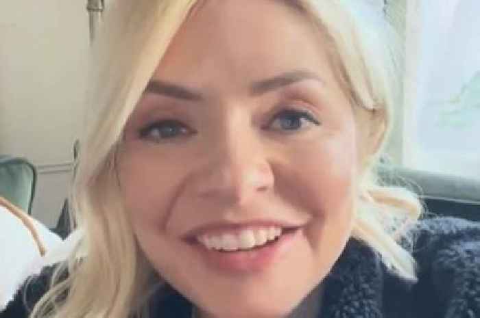 Marks and Spencer fans compare Holly Willoughby to  Debbie Harry as she poses in little black dress