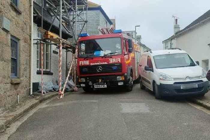 Firefighters' plea to 'inconsiderate' drivers in Cornwall who block roads