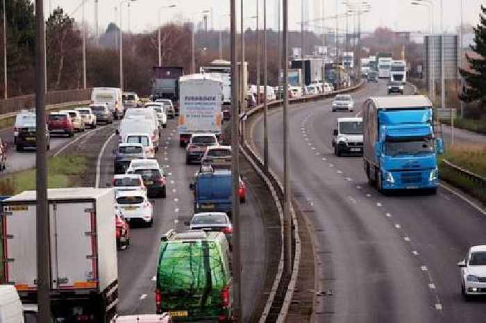Traffic delays on A63 Westbound near Hull